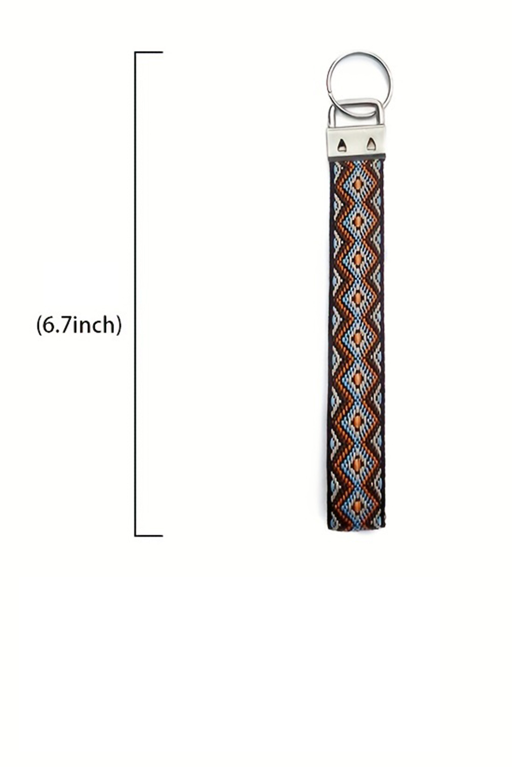 Knitted Wristband Keychain - Threaded Pear