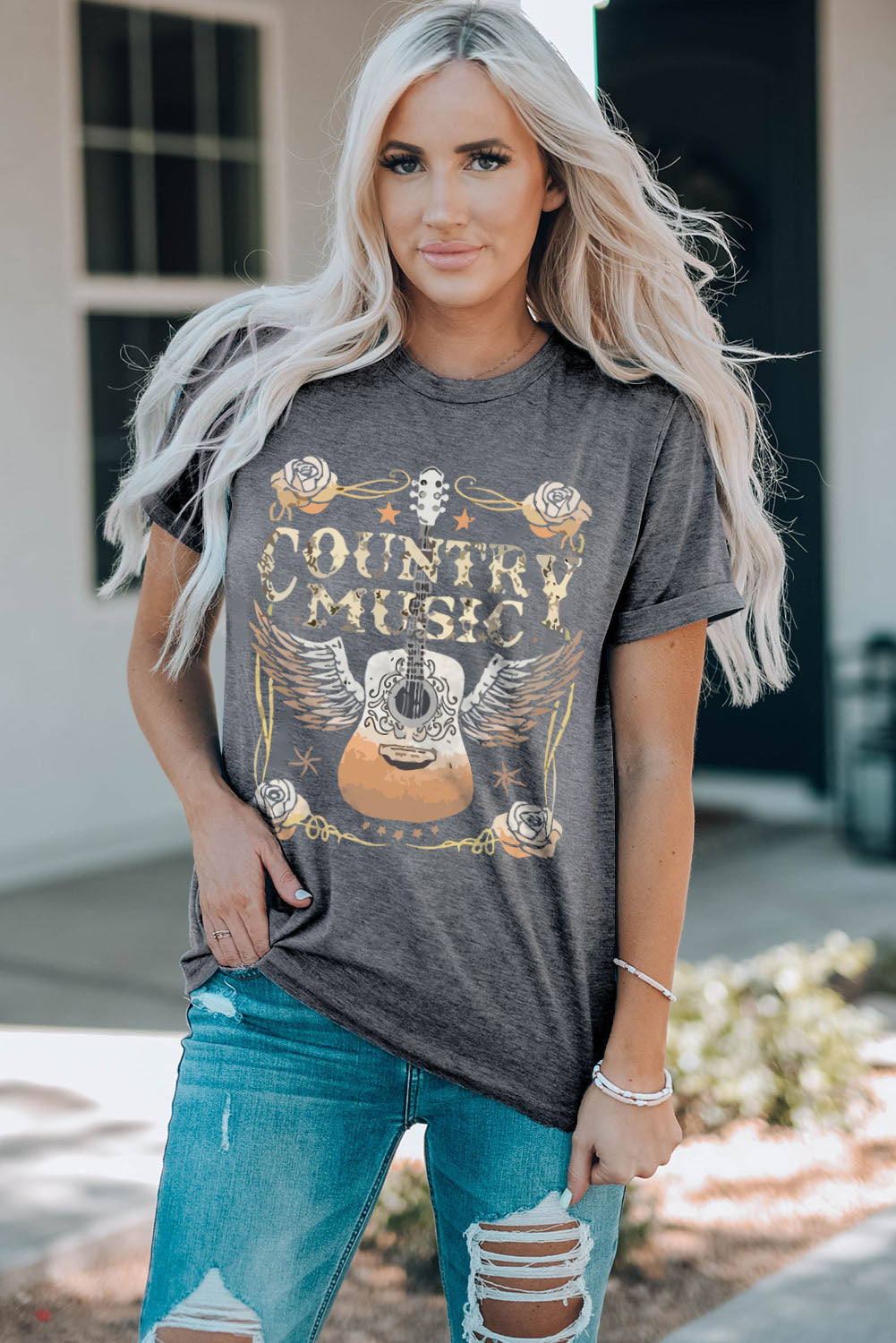 COUNTRY MUSIC Guitar Tee - Threaded Pear