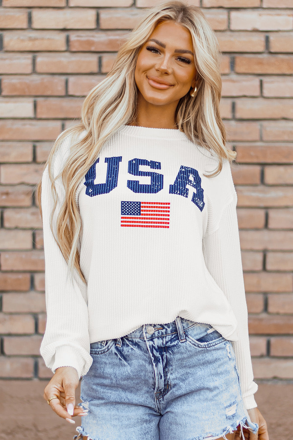 Cadence USA Flag Top - Threaded Pear