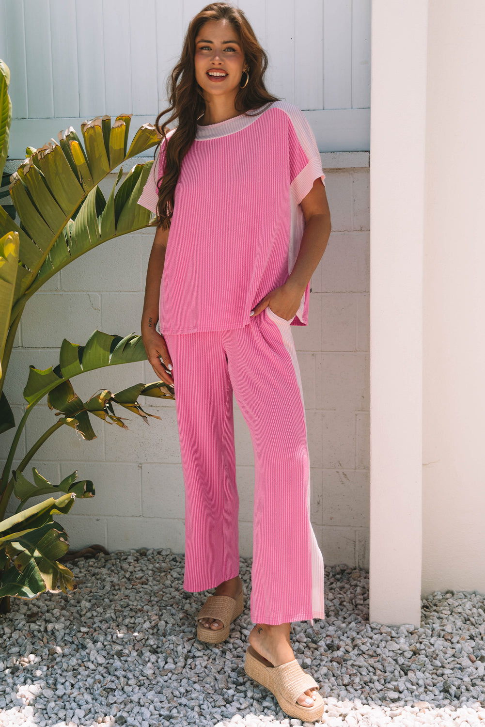 Penelope Corded 2pcs Outfit - Threaded Pear