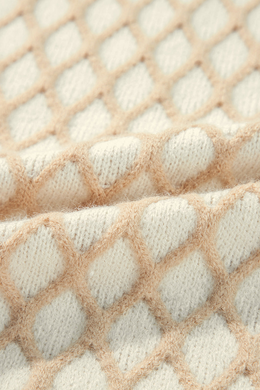 Ella Drop Shoulder Loose Sweater - Threaded Pear