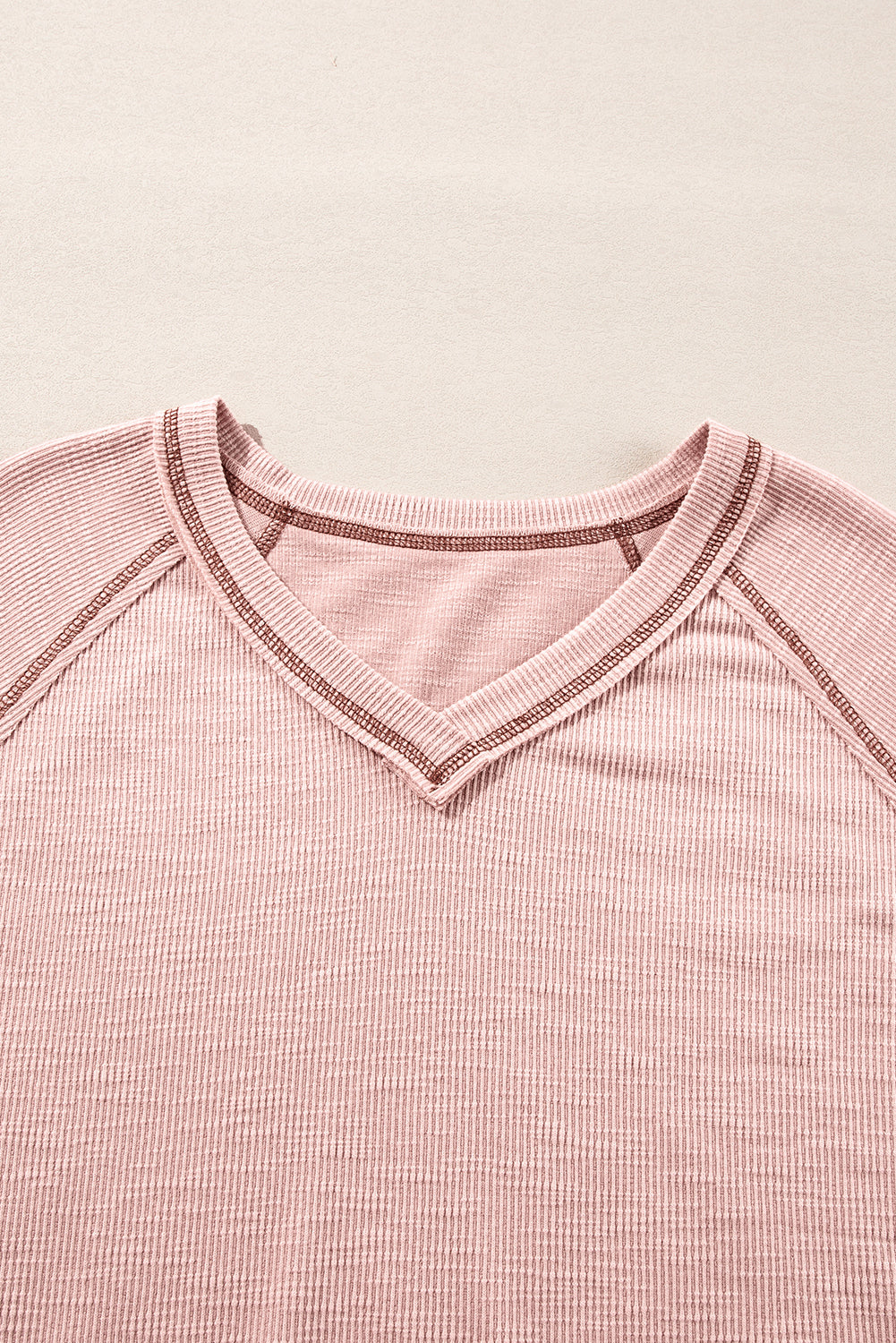 Sophia Textured Knit Pullover Top - Threaded Pear