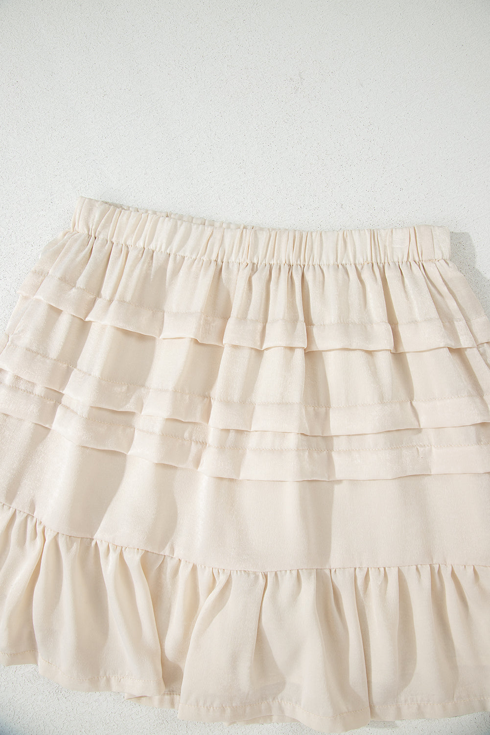Chana Elastic Waist Mini Skirt