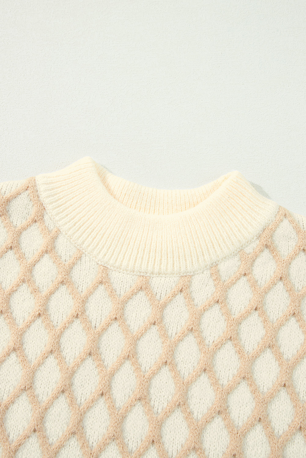 Ella Drop Shoulder Loose Sweater - Threaded Pear