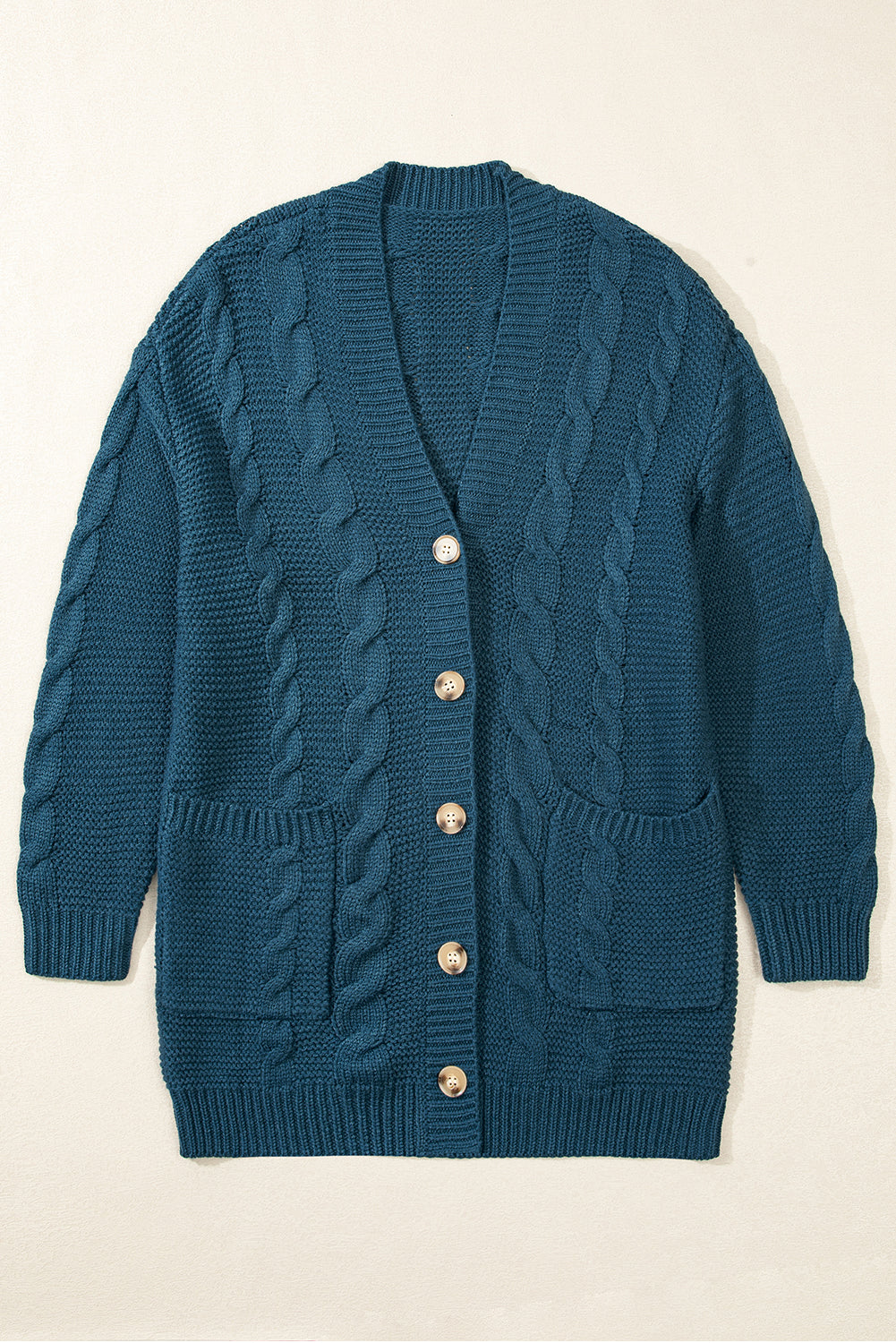 Gianna Knit Front Baggy Cardigan