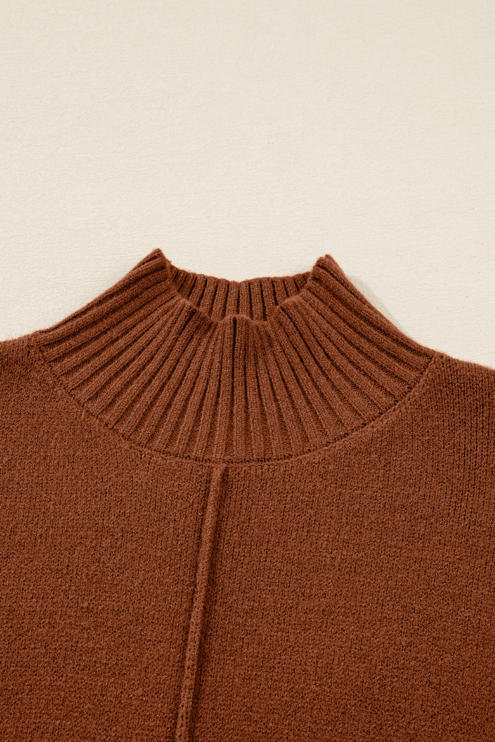 Mia Center Seam Shift Sweater - Threaded Pear