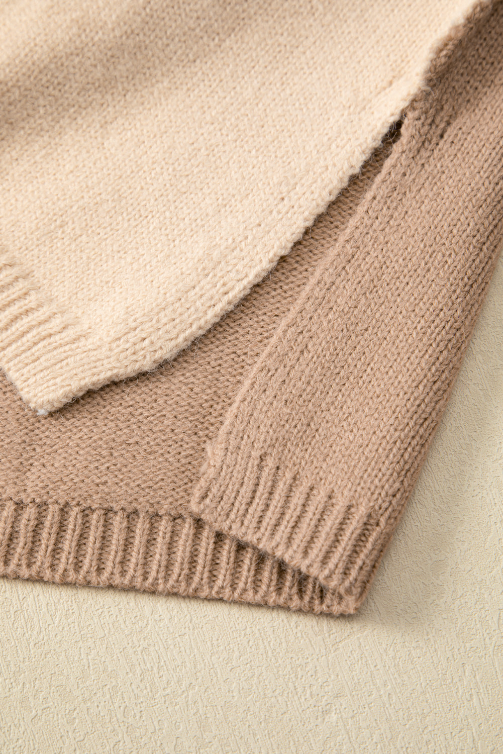 Mia Drop Shoulder Knit Sweater - Threaded Pear