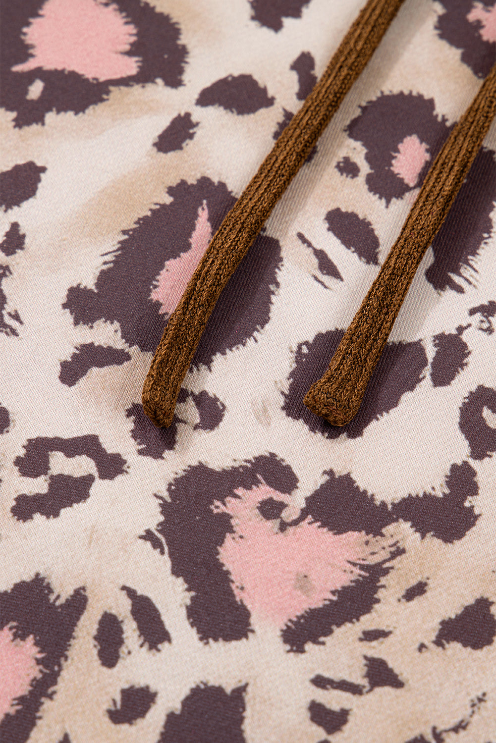 Scarlett Print Knit Patchwork Hoodie - Threaded Pear