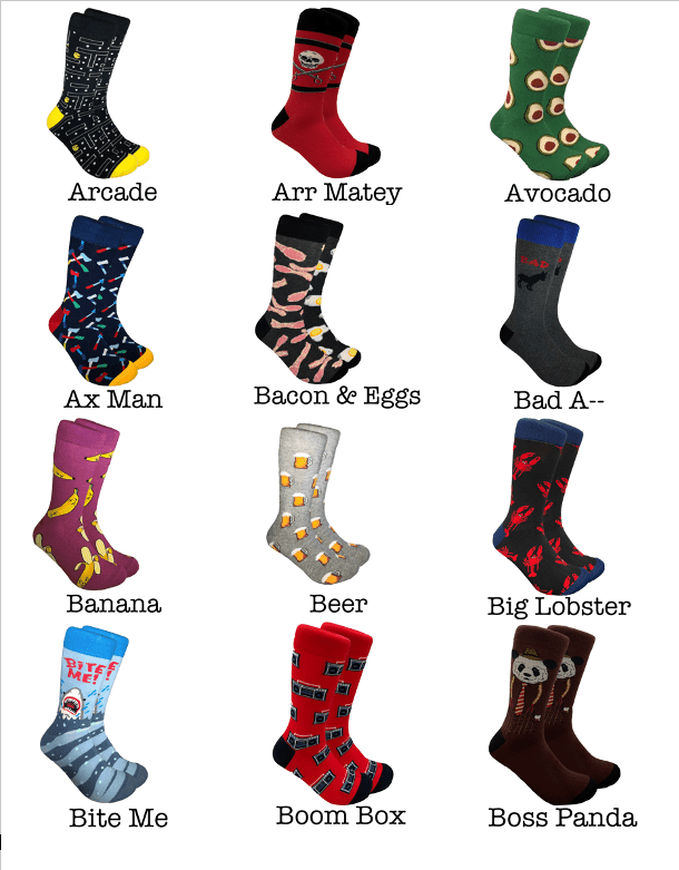 cRAZY sockS | 71 Styles - Threaded Pear