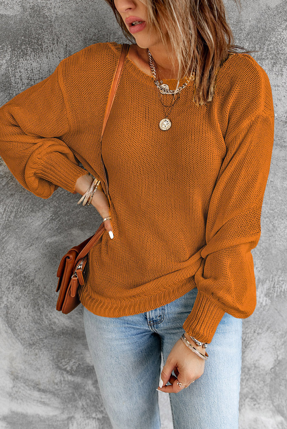Evelyn Shoulder Kangaroo Baggy Hoodie - Threaded Pear