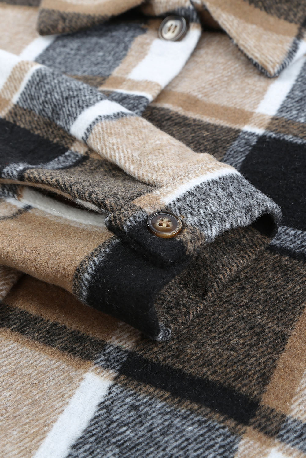 Mia Plaid Print Shirt - Threaded Pear