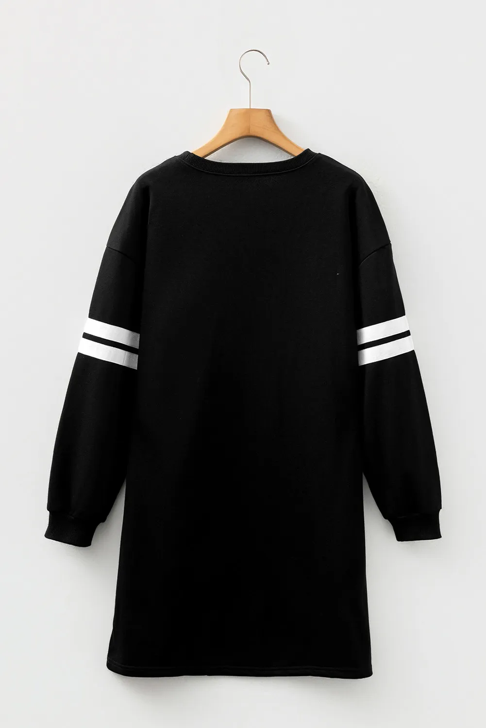 Mia Striped Sleeve Sweatshirt Dress - Threaded Pear