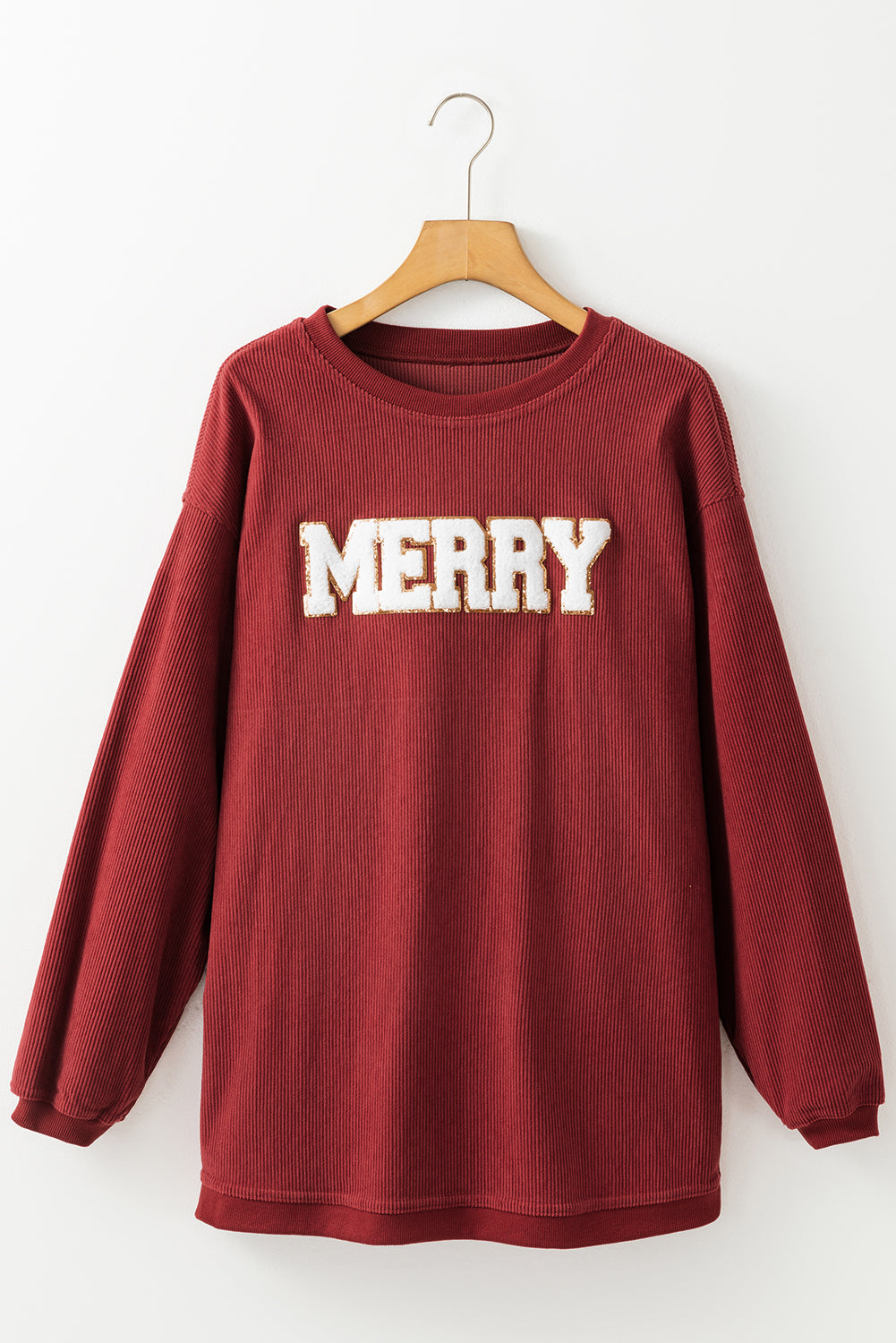 Yazara Graphic Corded Christmas Sweatshirt