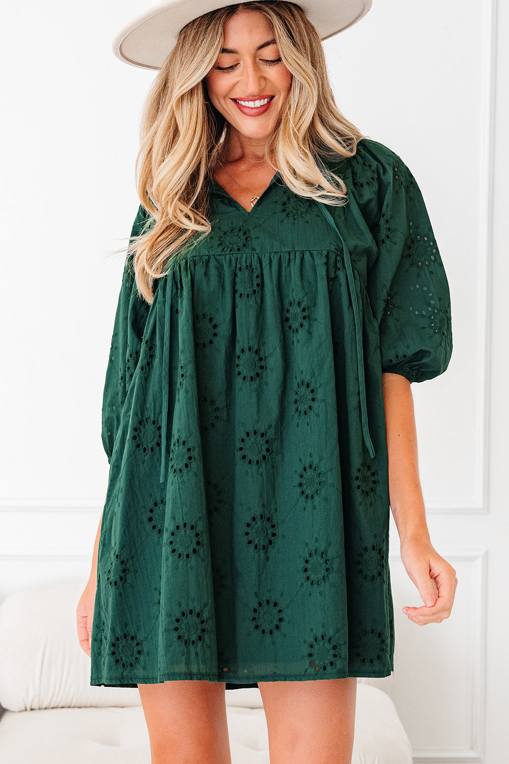 Beth Sleeve Swing Mini Dress