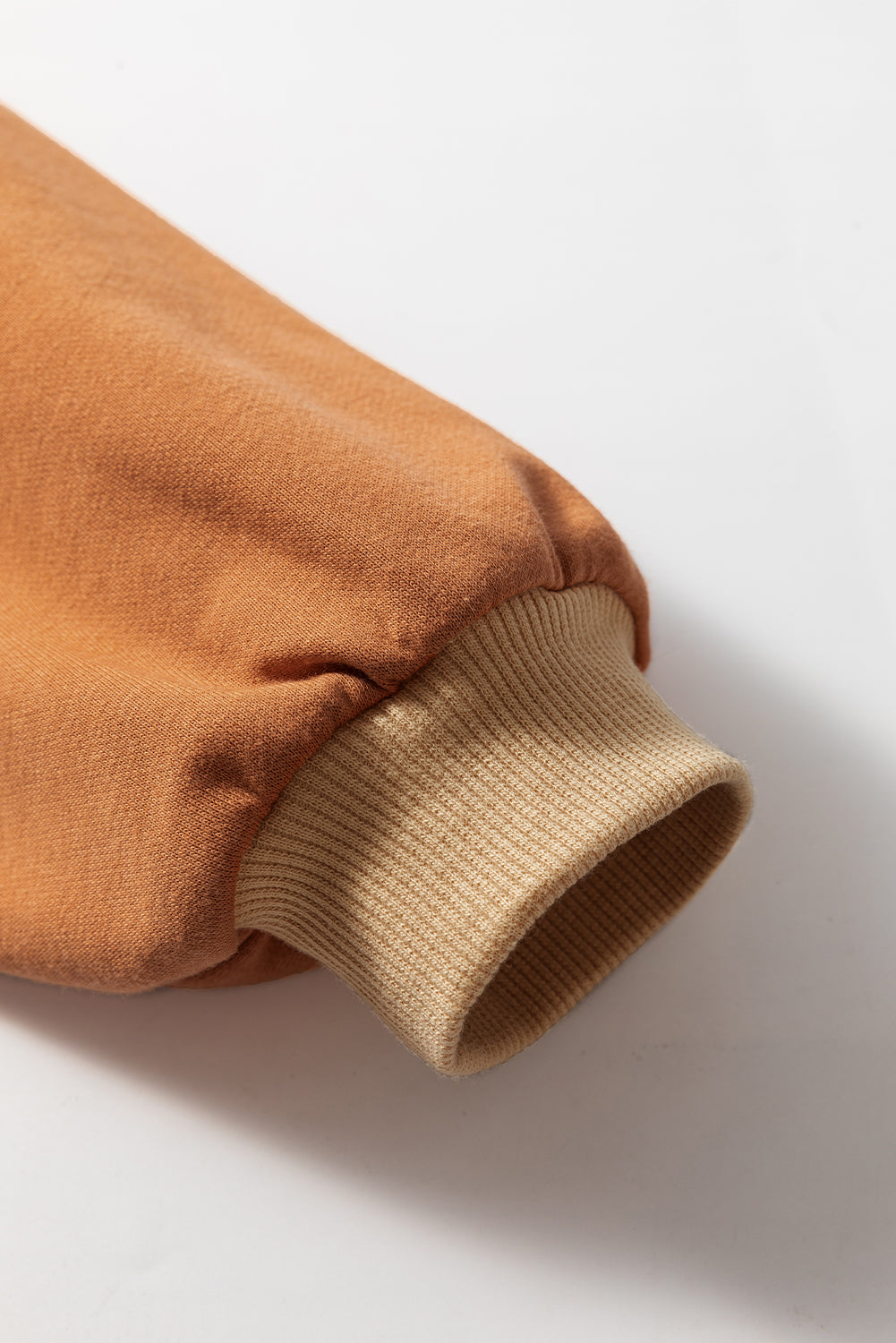 Scarlett Colorblock Drop Shoulder Sweatshirt - Threaded Pear