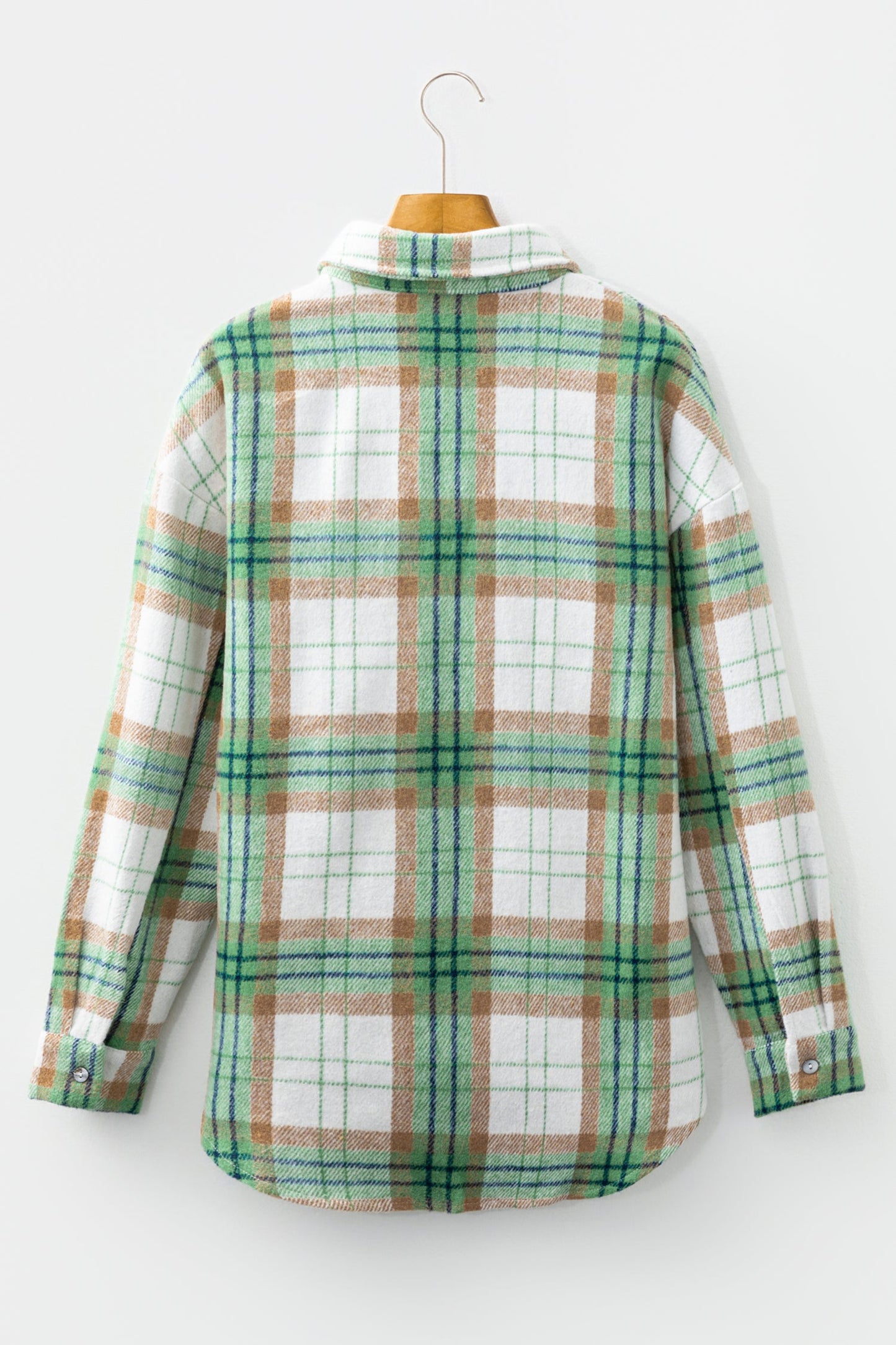 Abigail Plaid Casual Flannel Shacket