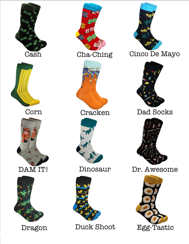 cRAZY sockS | 71 Styles - Threaded Pear