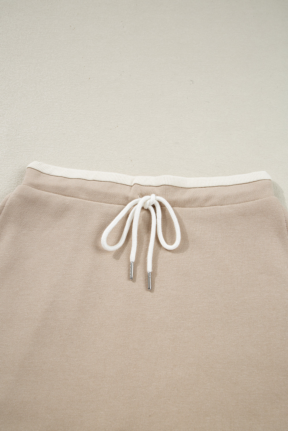Valerie Cropped Pullover Drawstring Skirt Set - Threaded Pear