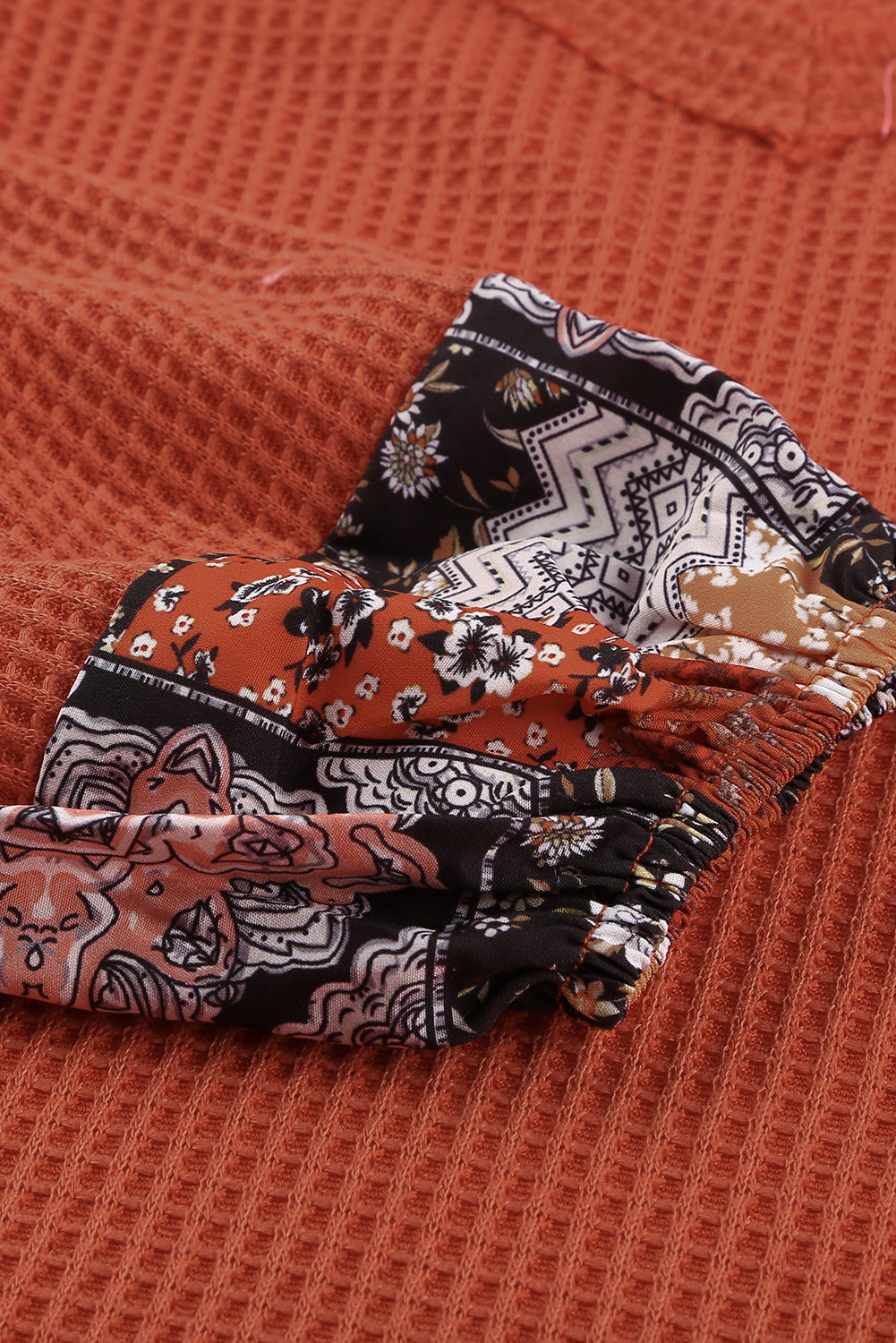 Karina Eyelet thermal Knit Top