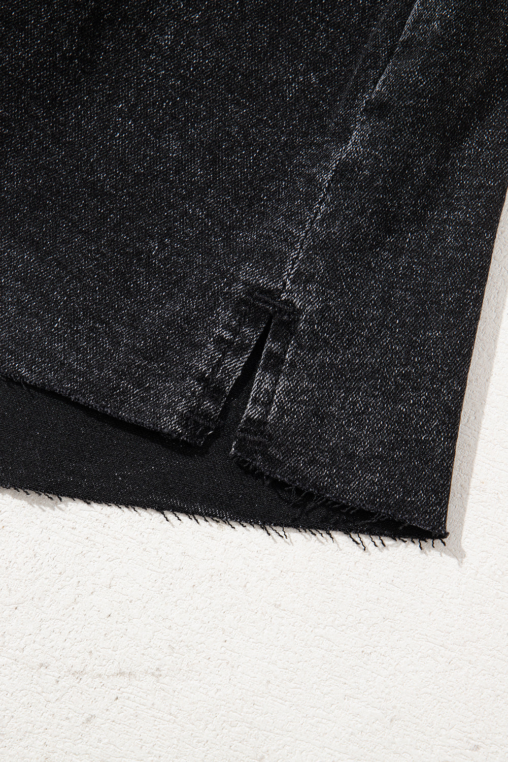 Emilia Raw Hem Mini Skirt