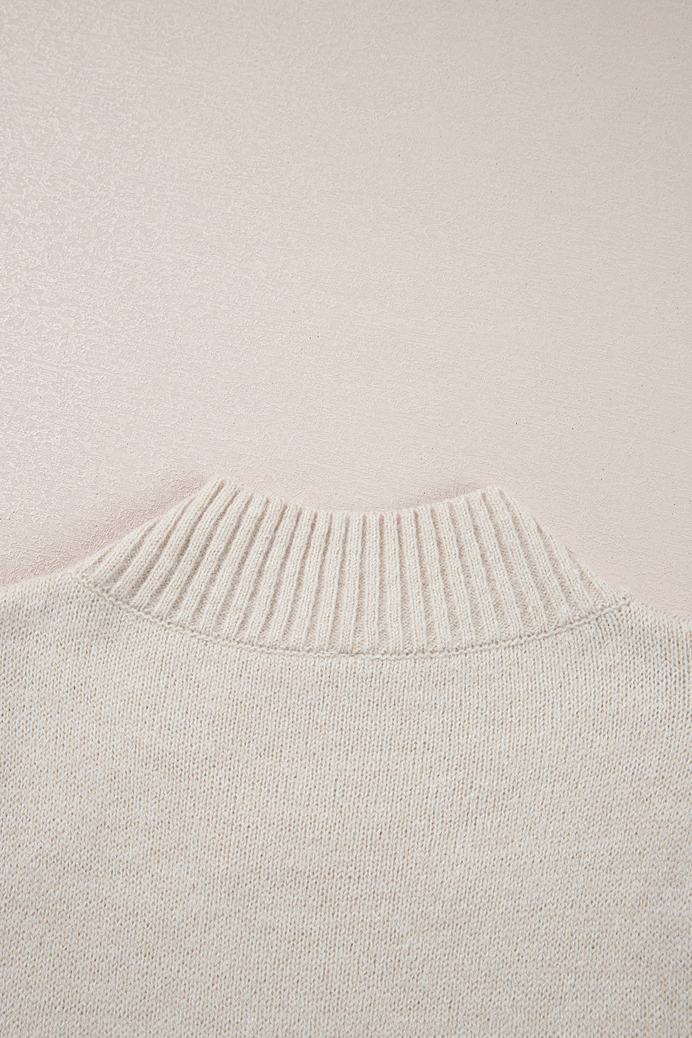 Mila Beaded High Bodycon Sweater - Threaded Pear