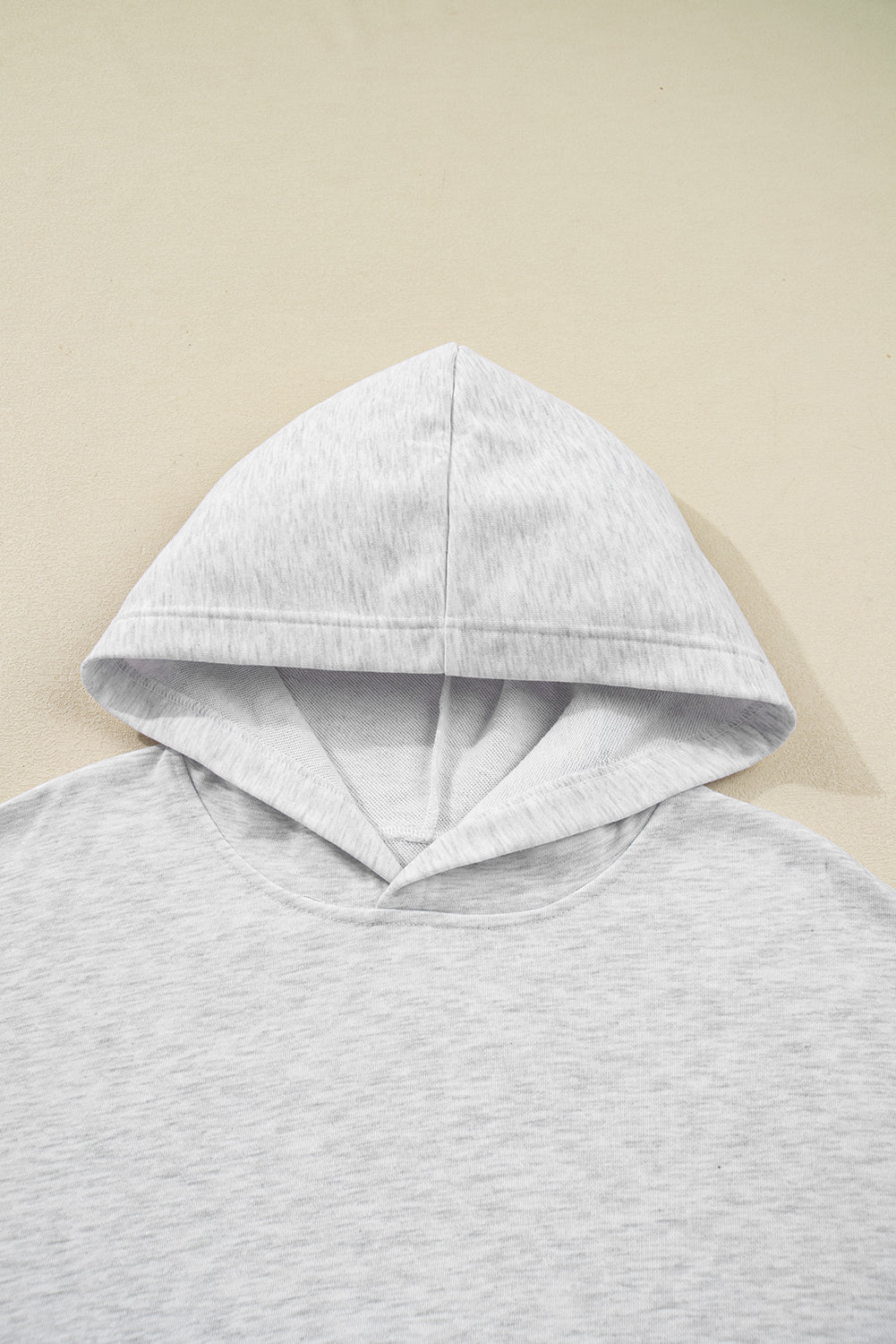 Sophia Patchwork asymmetric Sleeve PLUS Hoodie - Threaded Pear