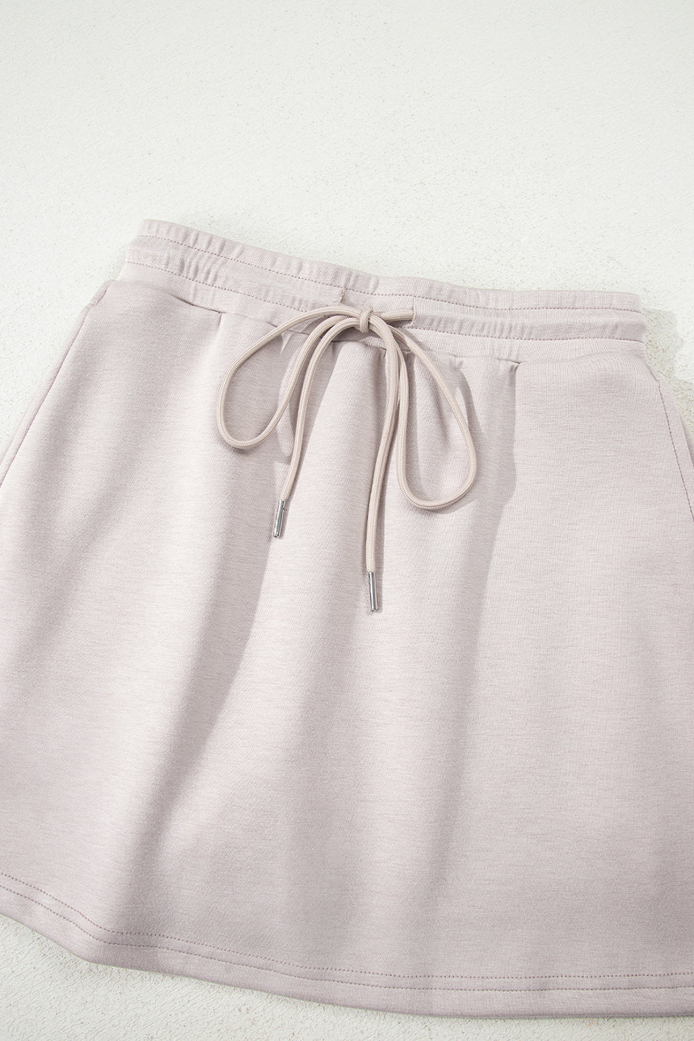 Ava Pullover Drawstring Mini Skirt