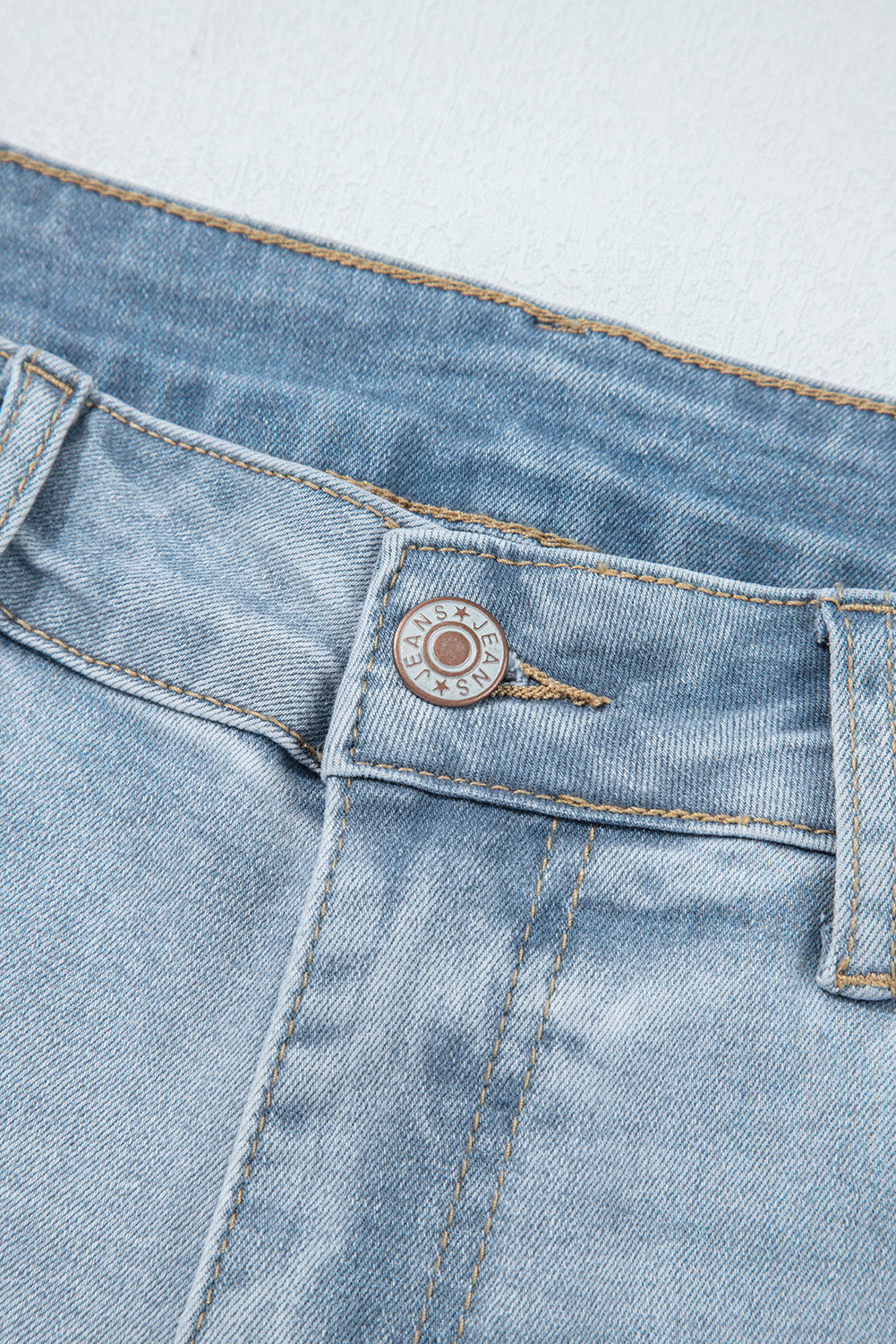 Kimberly Length Distressed Skinny Jeans - Threaded Pear