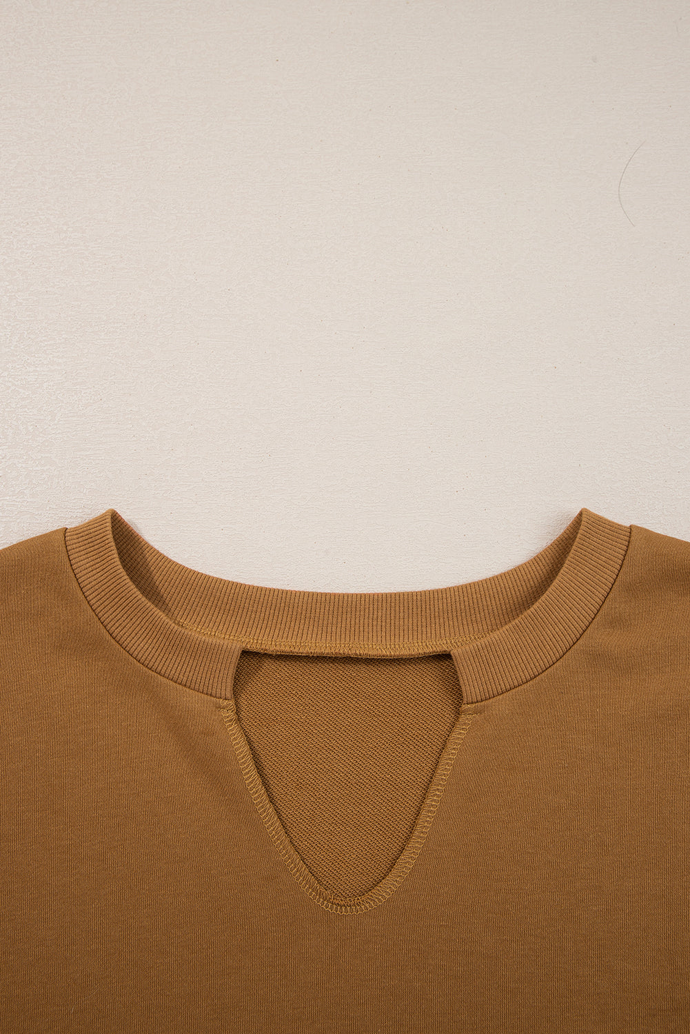 Isabella High Low Patchwork Sweatshirt - Threaded Pear