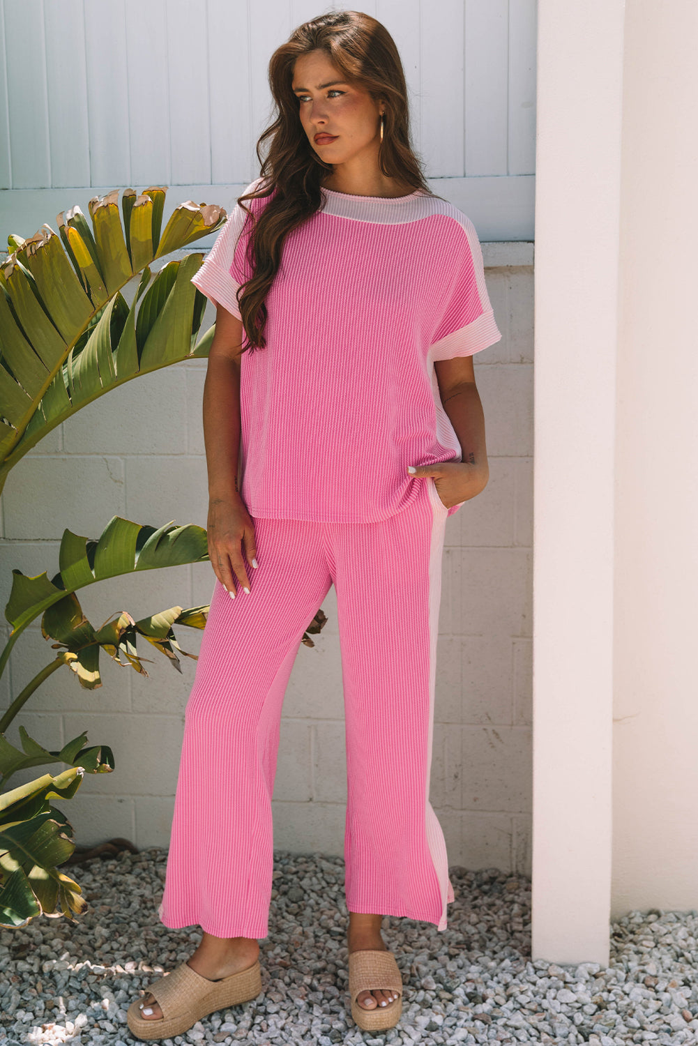 Penelope Corded 2pcs Outfit - Threaded Pear