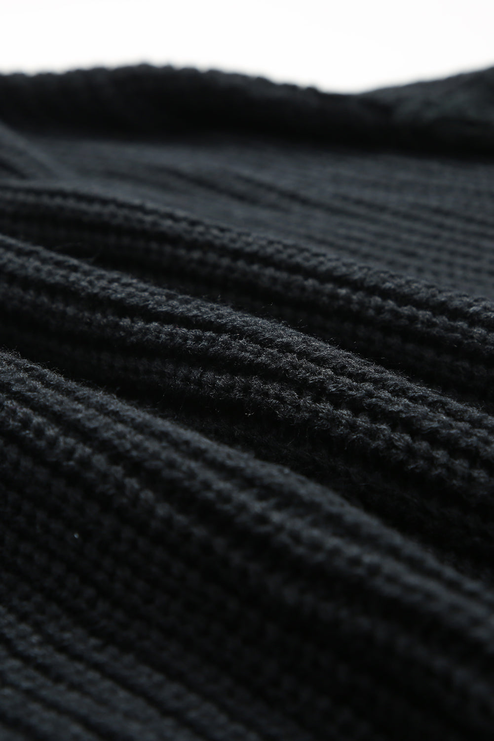 Avery Bell Sleeve Loose Sweater - Threaded Pear