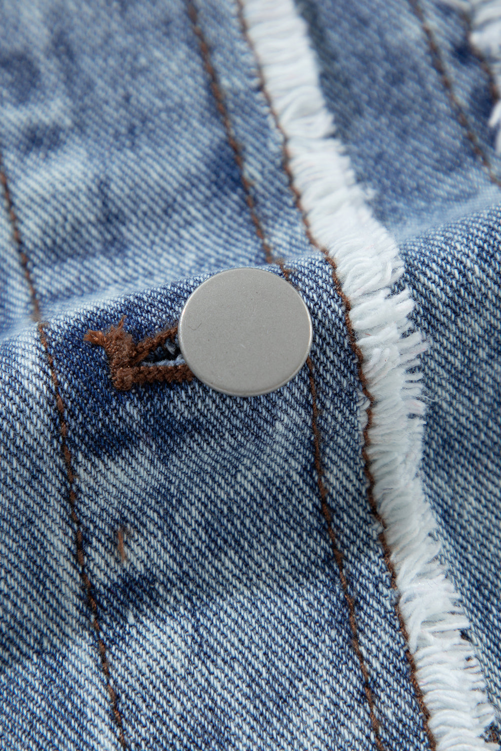 Olivia Hooded Raw Hem Jacket - Threaded Pear