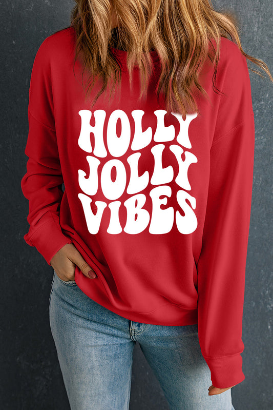 Scarlett Graphic Crewneck Christmas Sweatshirt - Threaded Pear