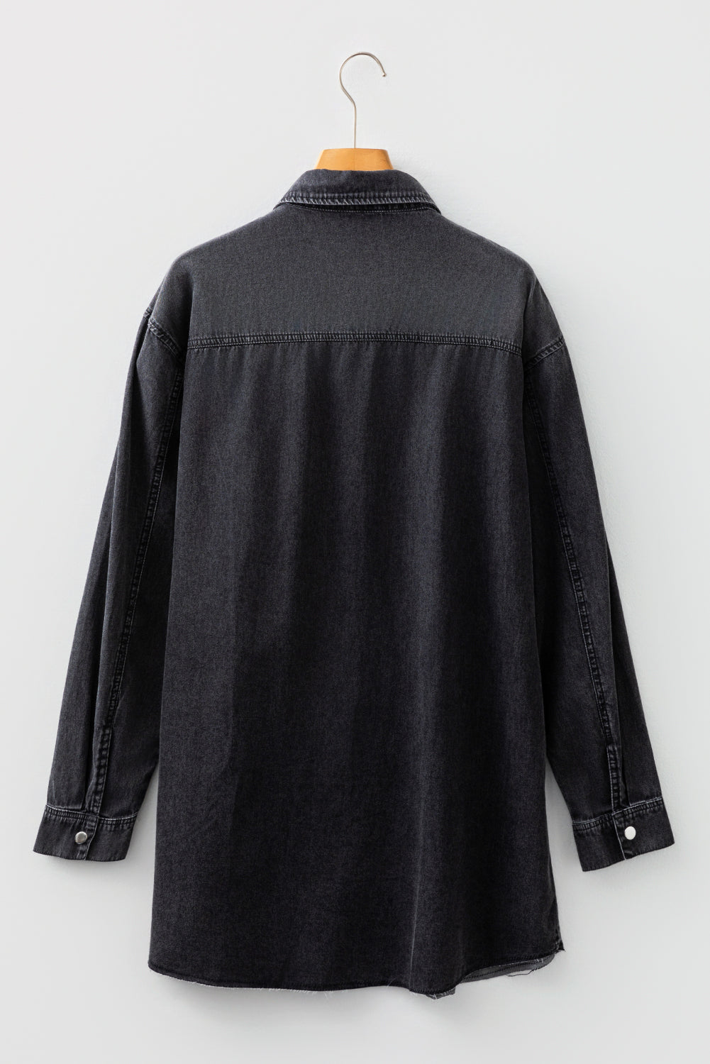 Takina Raw Hem Loose Shirt