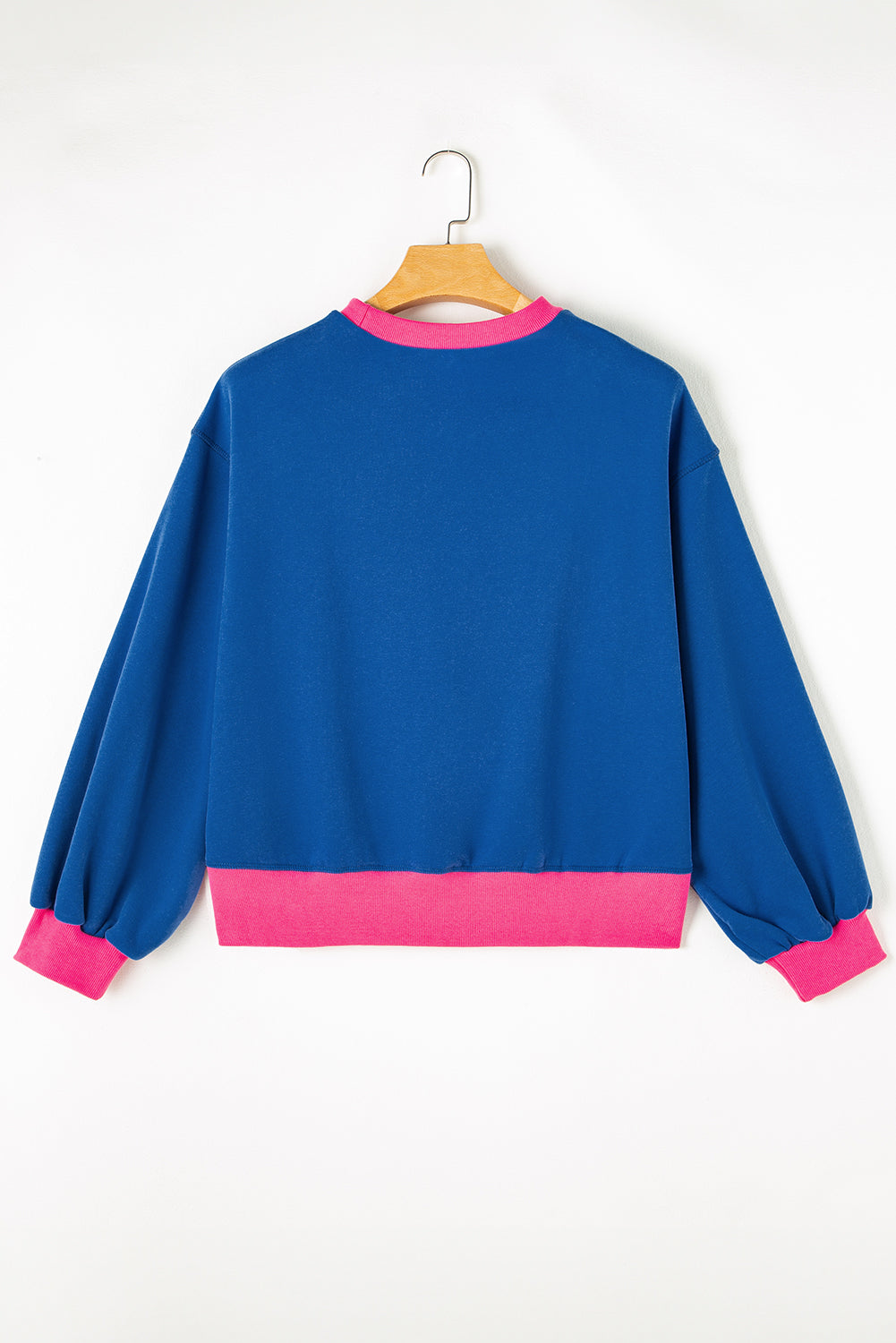 Karilia Colorblock Bubble Sleeve Sweatshirt