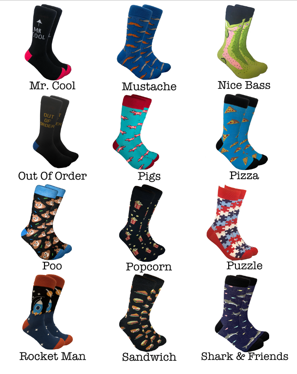 cRAZY sockS | 71 Styles - Threaded Pear
