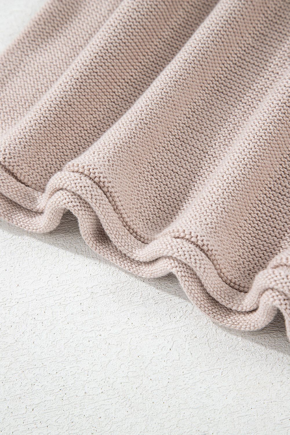 Ava Colorblock Exposed Seam Sweater - Threaded Pear