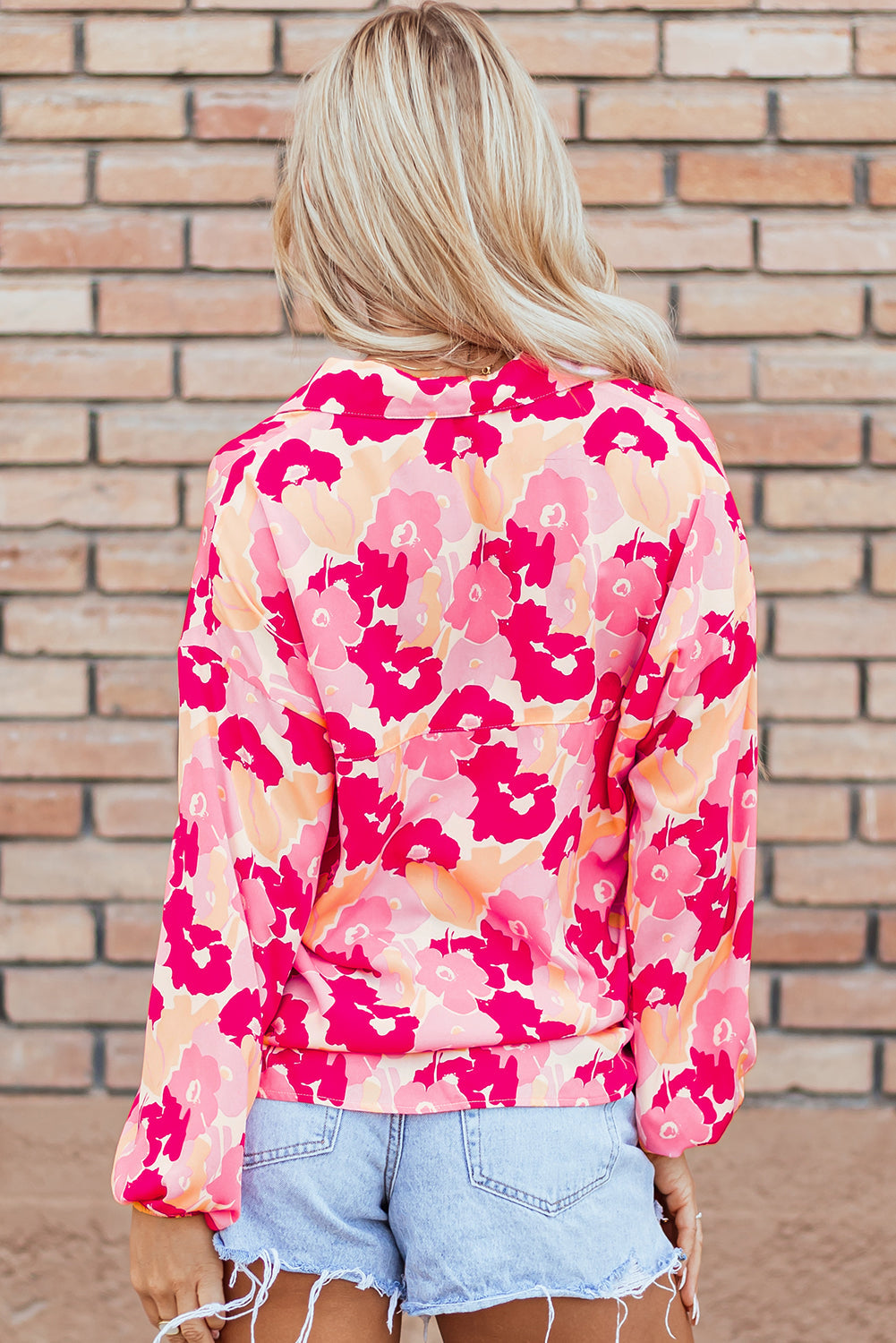 Tessa Floral Buttoned Shirt - Threaded Pear