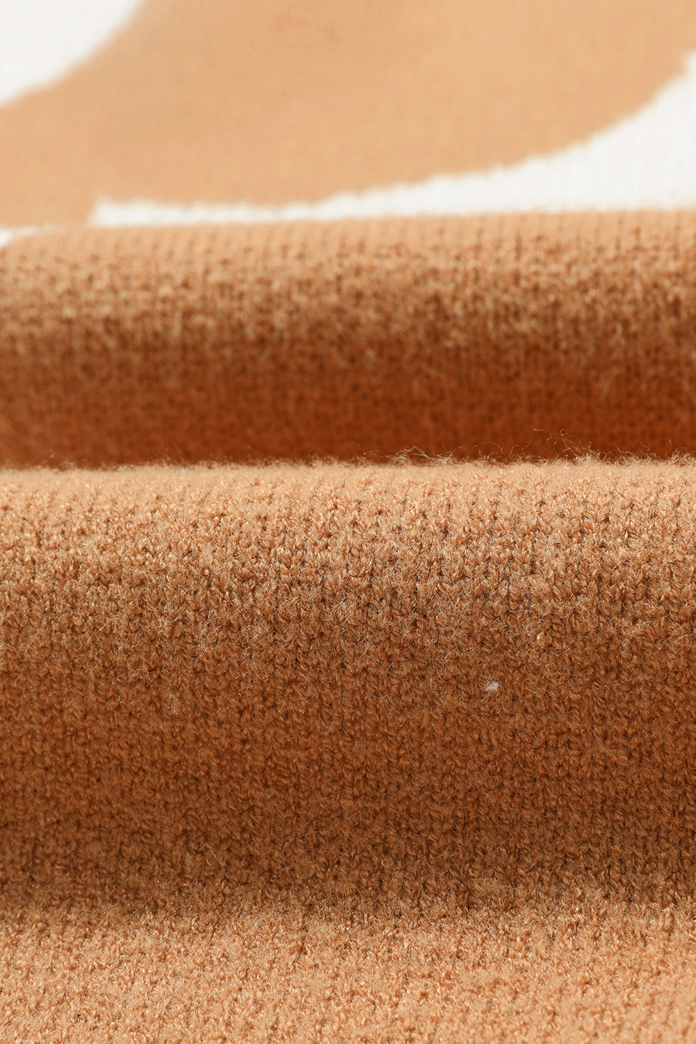 Abigail Pattern Drop Shoulder Sweater - Threaded Pear