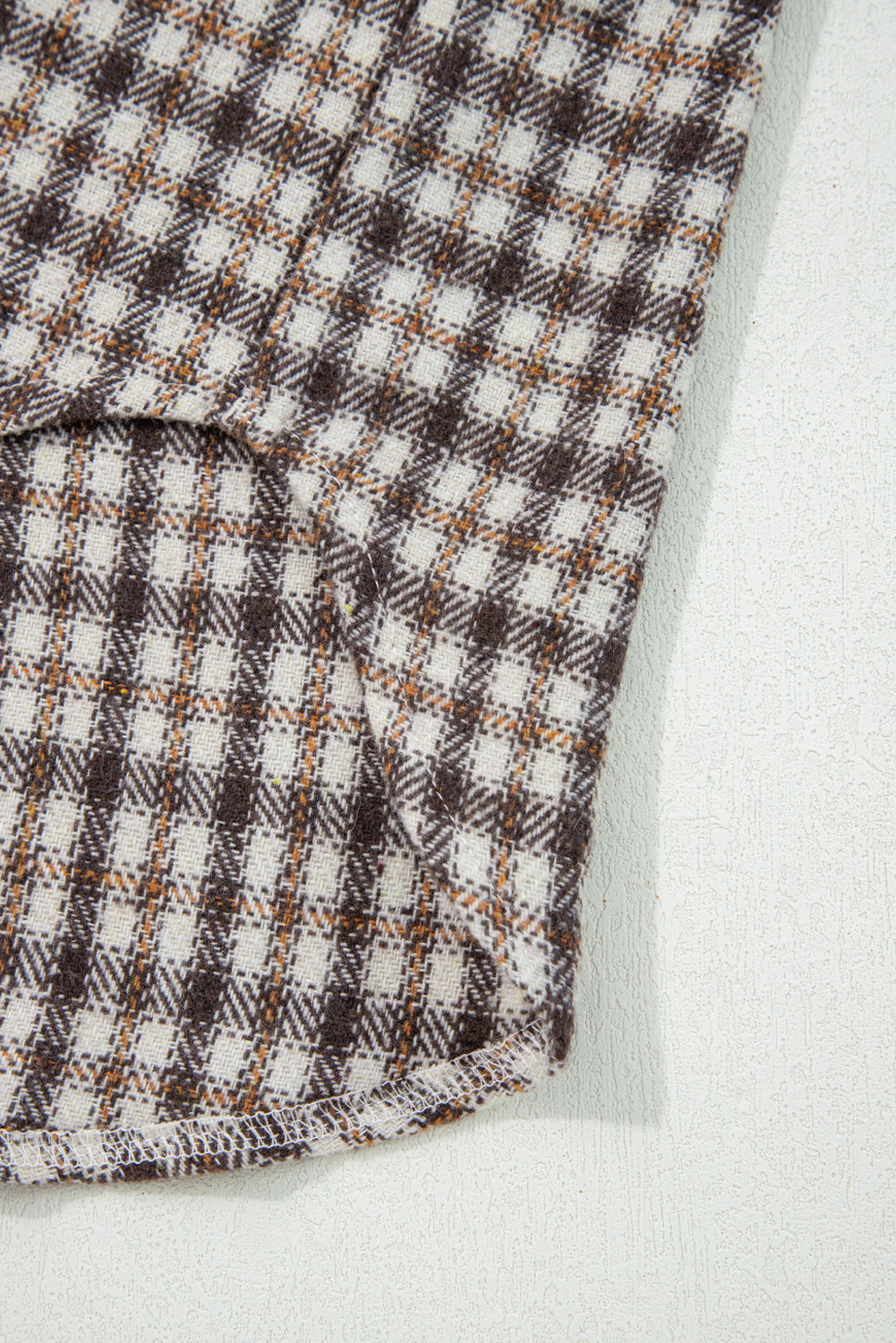 Ava Flap Patchwork Plaid Shacket