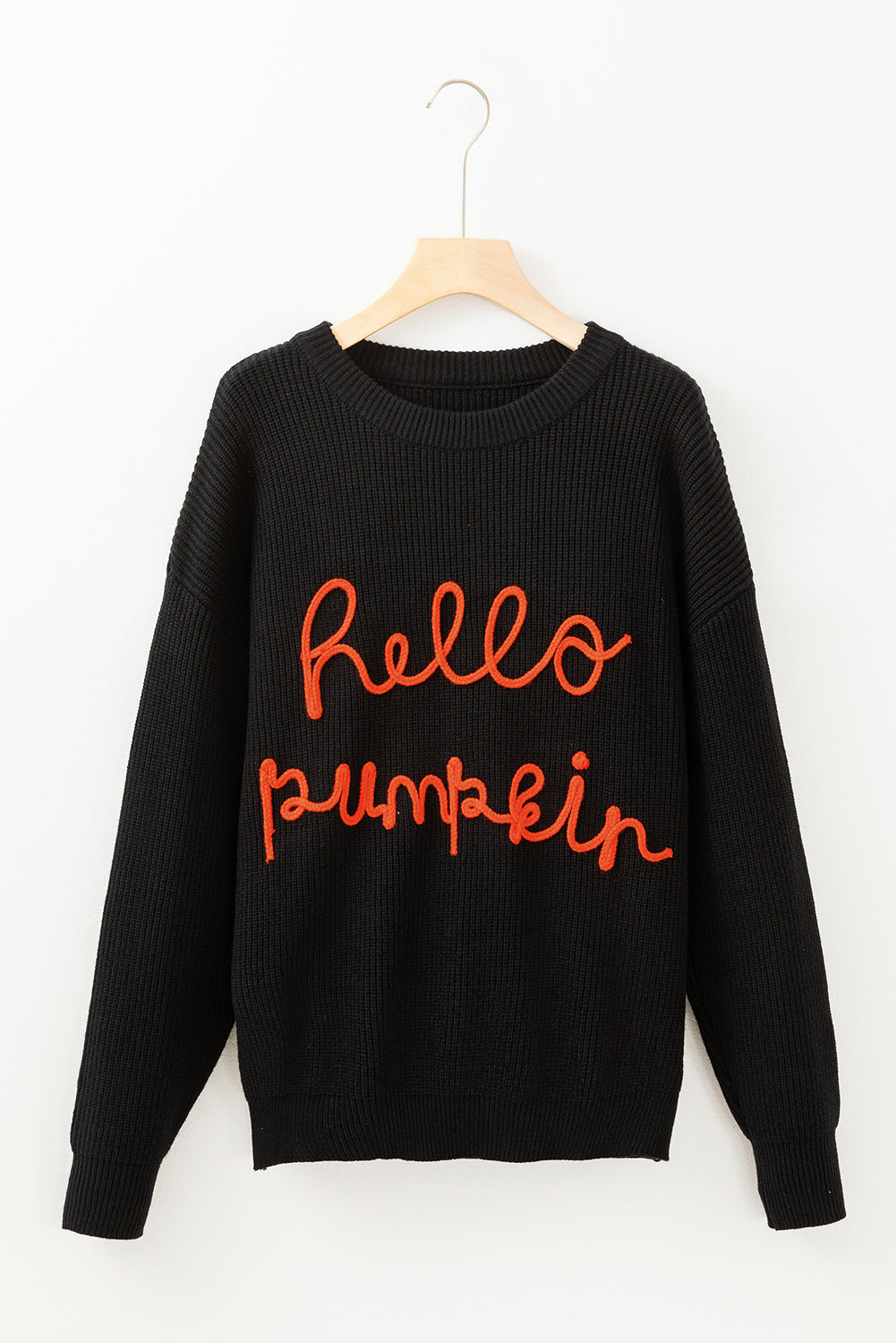 Hello Pumpkin Graphic Sweater - Threaded Pear