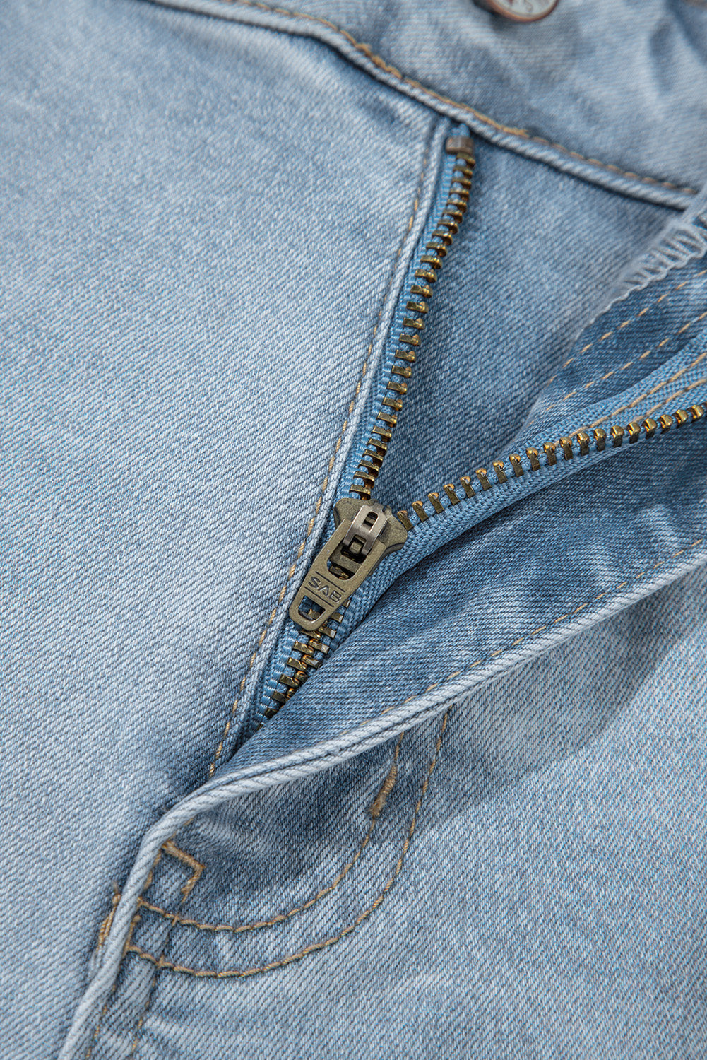 Kimberly Length Distressed Skinny Jeans - Threaded Pear