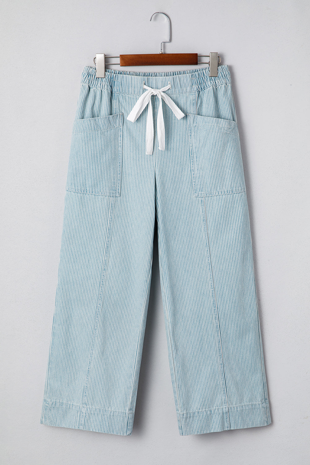 Scarlett Rise Drawstring Waist Jeans - Threaded Pear
