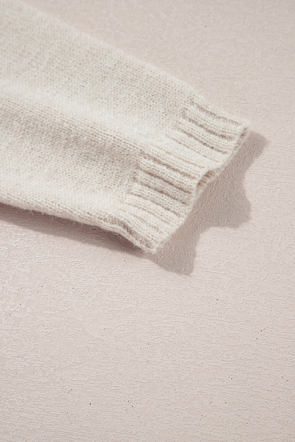 Mila Beaded High Bodycon Sweater - Threaded Pear