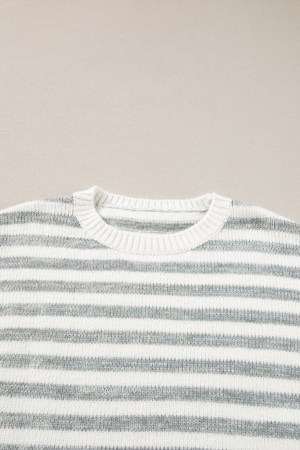 Elizabeth Stripe Drop Shoulder Sweater