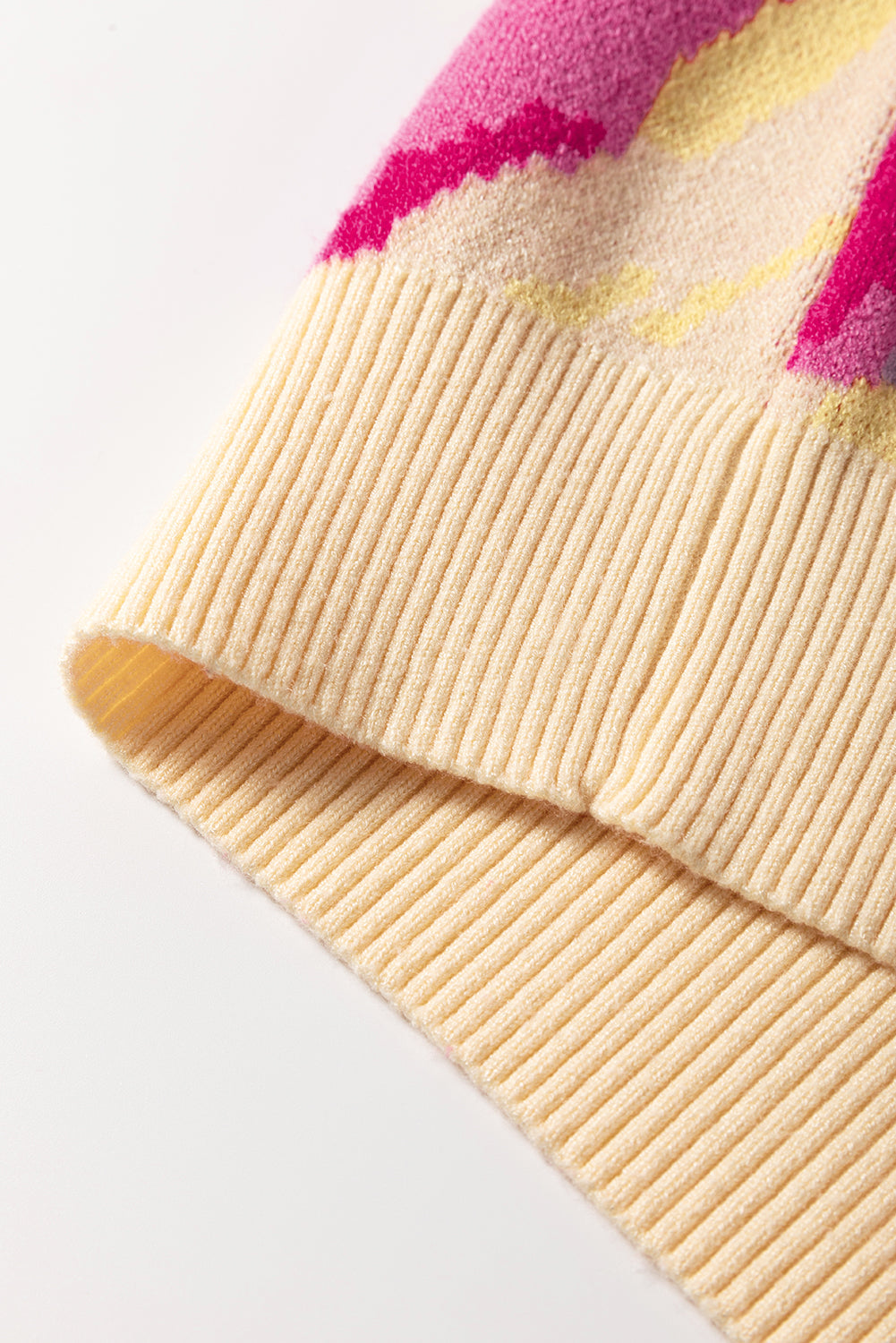 Aria Colorblock Balloon Sleeve Sweater - Threaded Pear