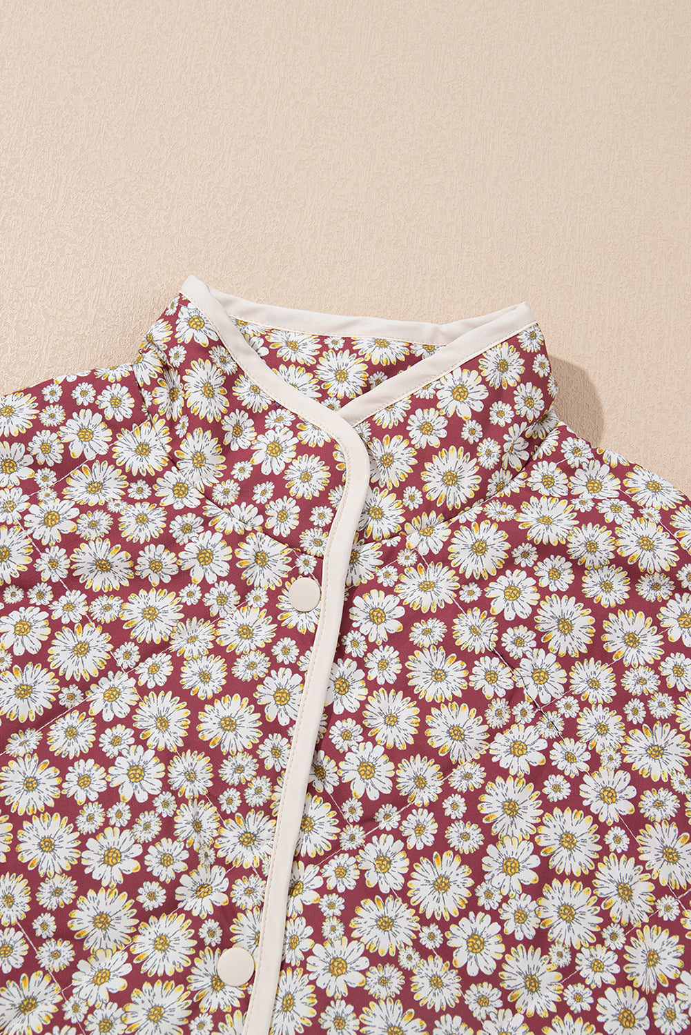 Avery Contrast Edge Stand Jacket - Threaded Pear