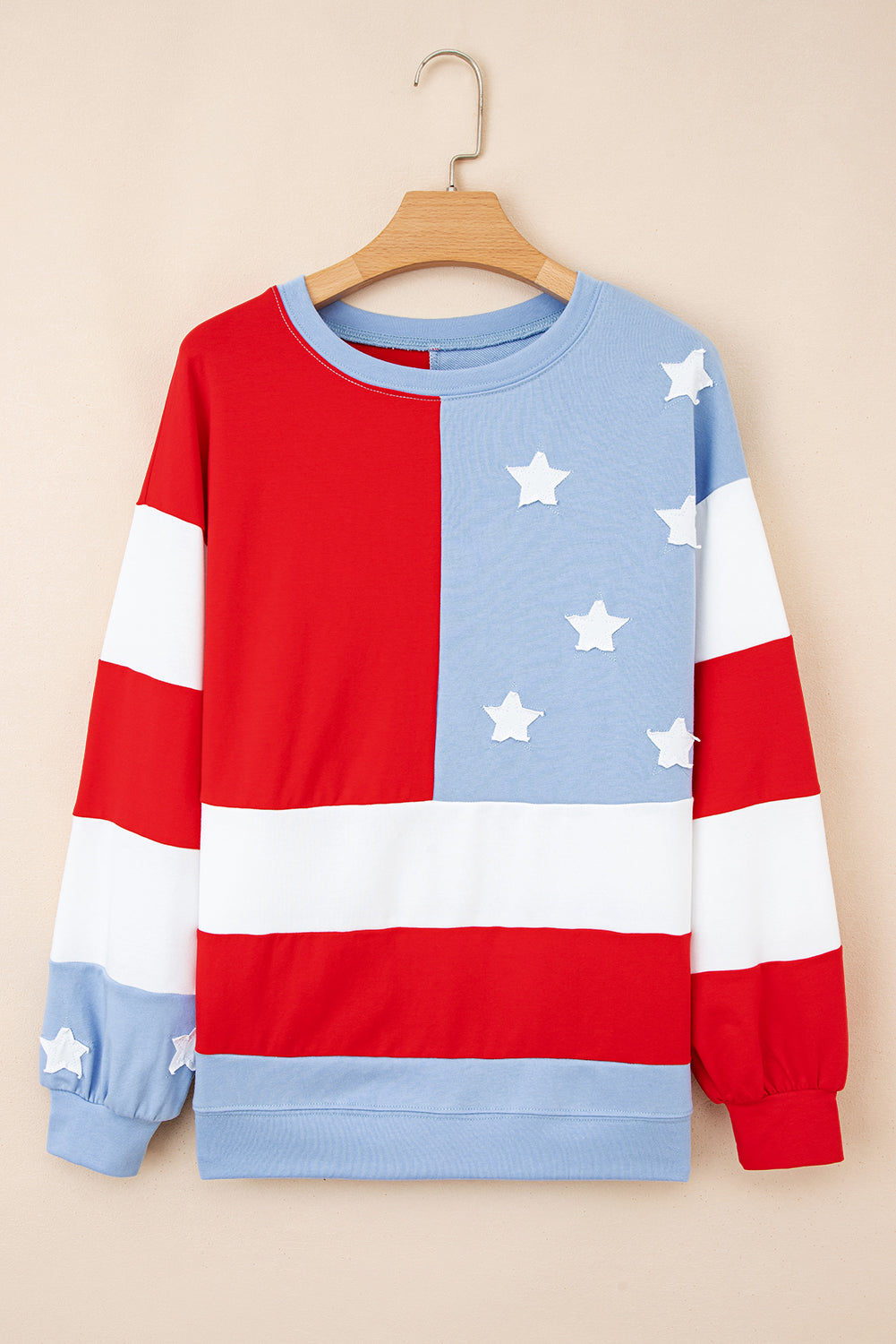 Simone Flag Vintage Oversized Pullover