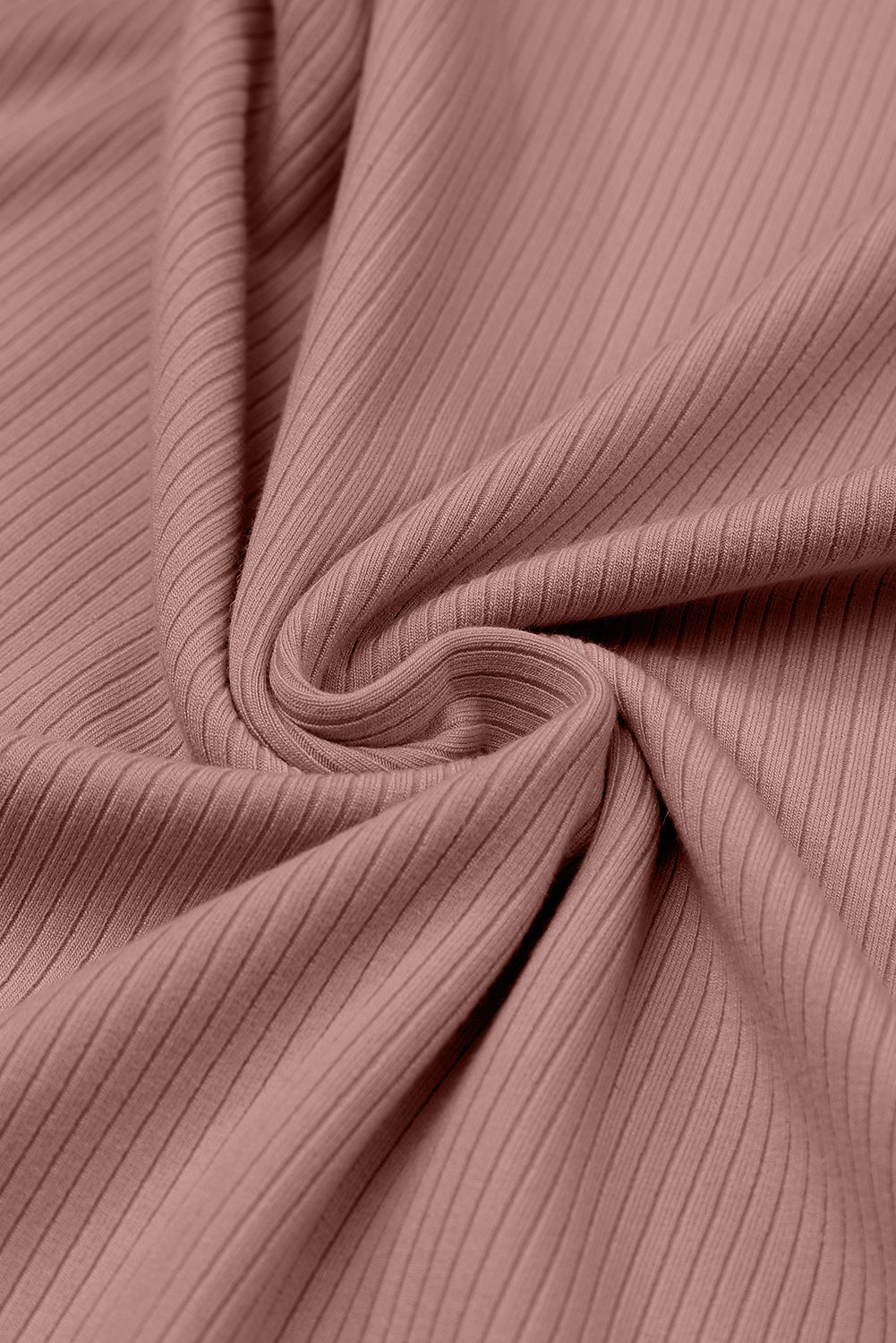 Elizabeth Crewneck Ribbed top Long Sleeve Top - Threaded Pear