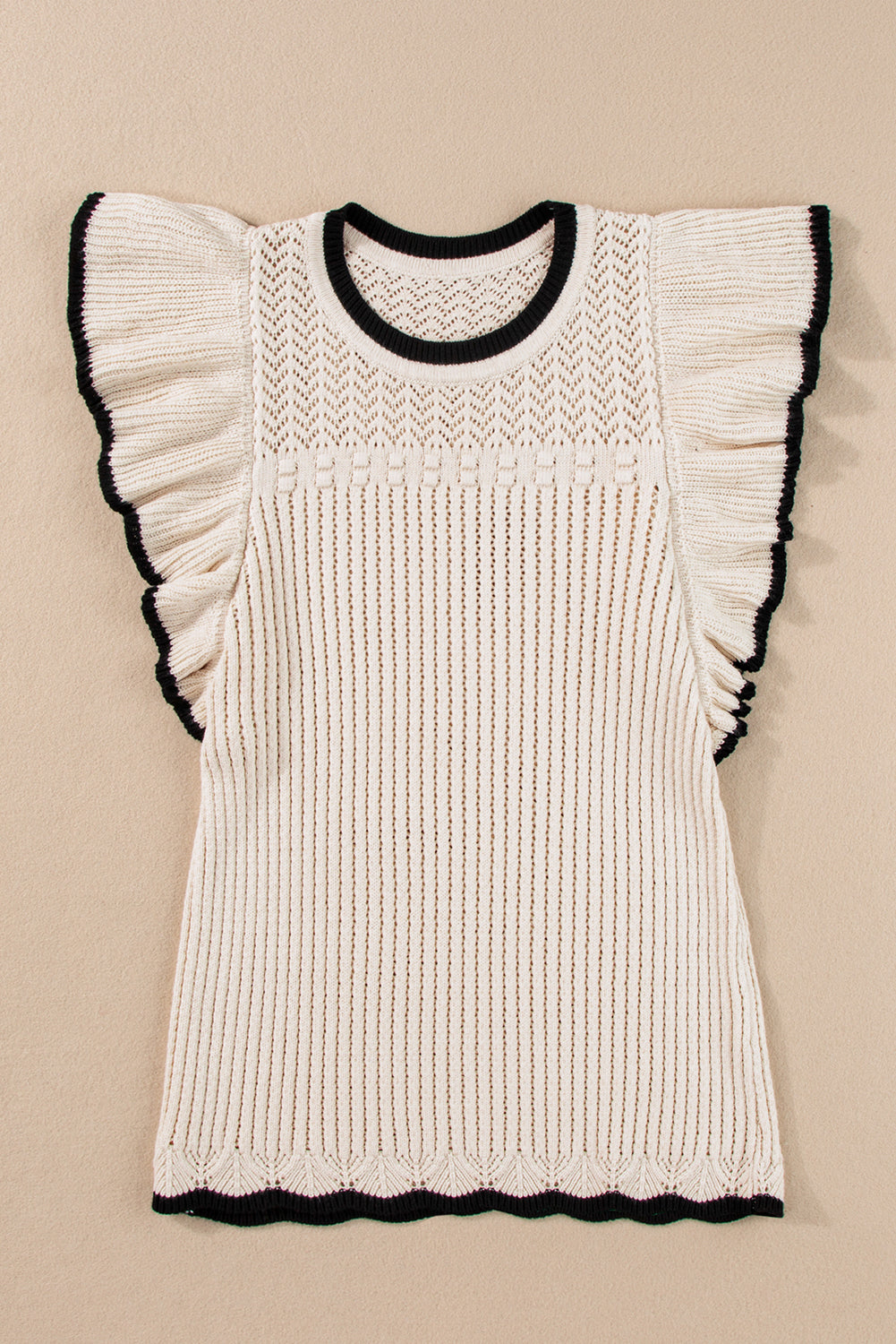 Alaya Crochet Tank Top - Threaded Pear